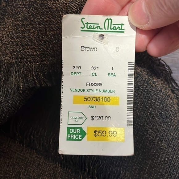 Lena Gabrielle Boho Women's Maxi Skirt Brown Size 8 A-line 90s Preppy Academia - Picture 5 of 9